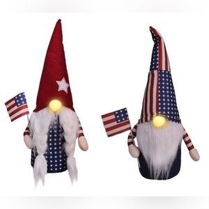 NEW Plush LED Patriotic Gnome